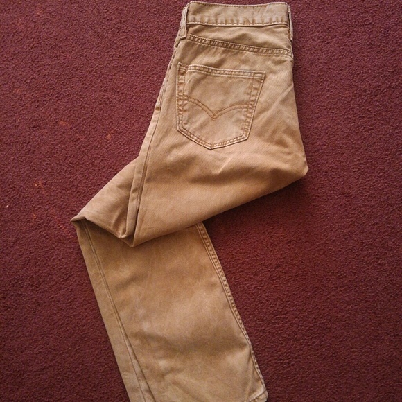 Men's Levi's 511 Slim Tan Casual Pants 30x30 - Picture 1 of 6